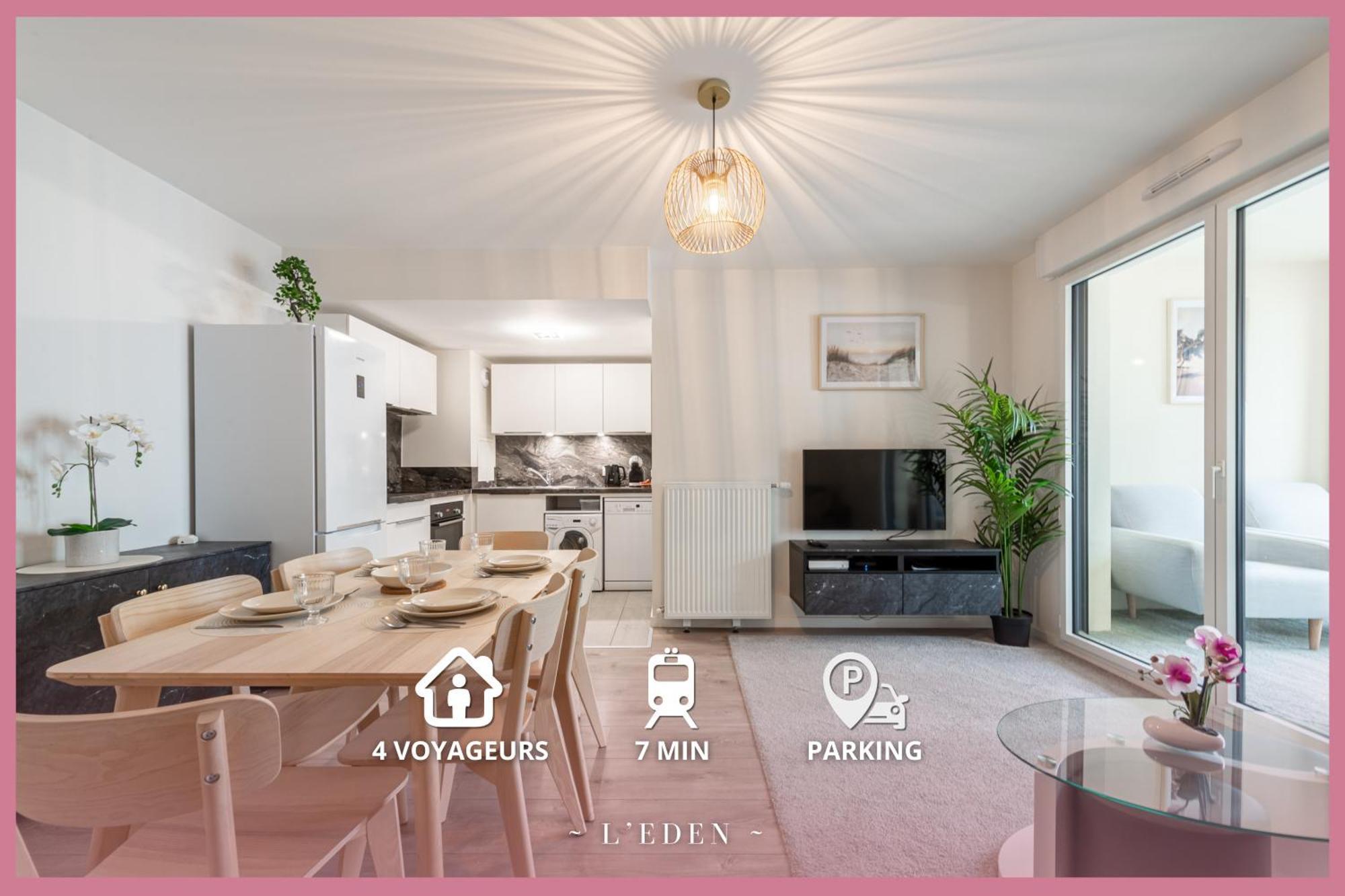 L'Eden - T2 Neuf Avec Loggia Et Parking Prive - Proche Rer A & Disneyland Chessy  Exteriör bild